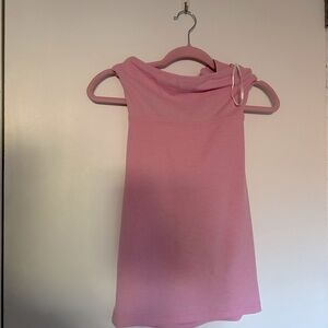 Pink strapless dress